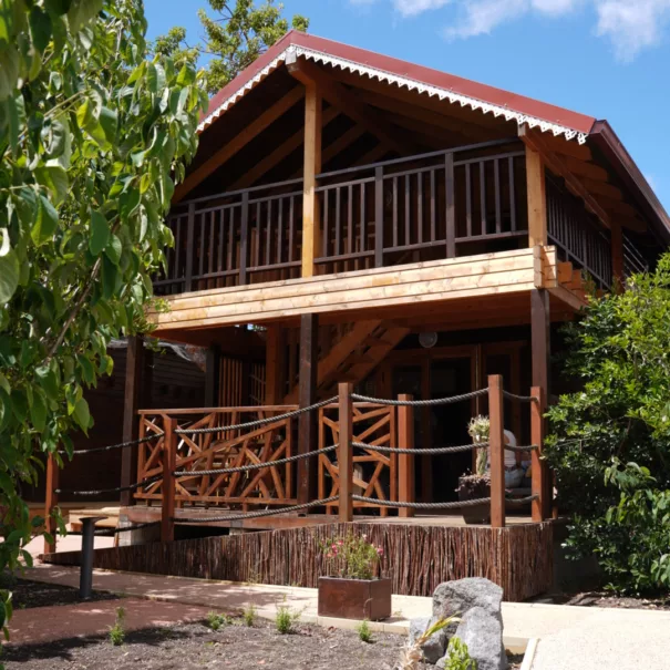 Chalet et Jardin - Les 3 Chalets à Cilaos